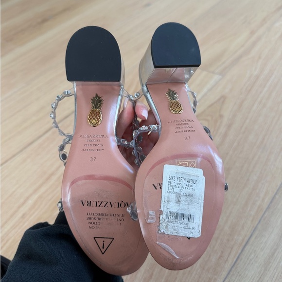 Aquazzura Tequila Block Heel Sandal - Picture 3 of 5